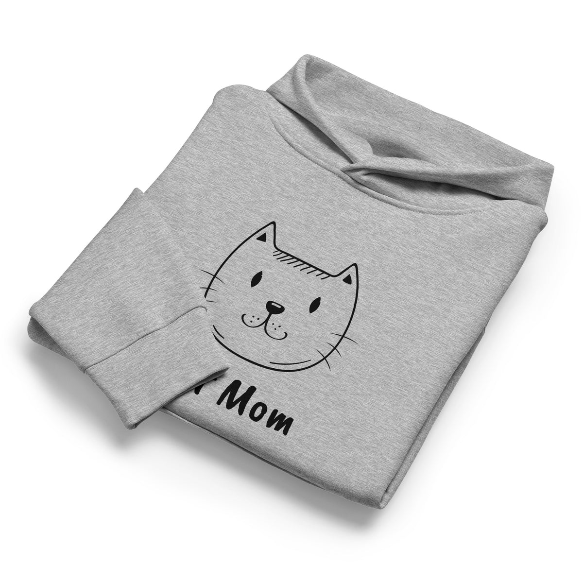 Women’s relaxed hoodie CAT MOM