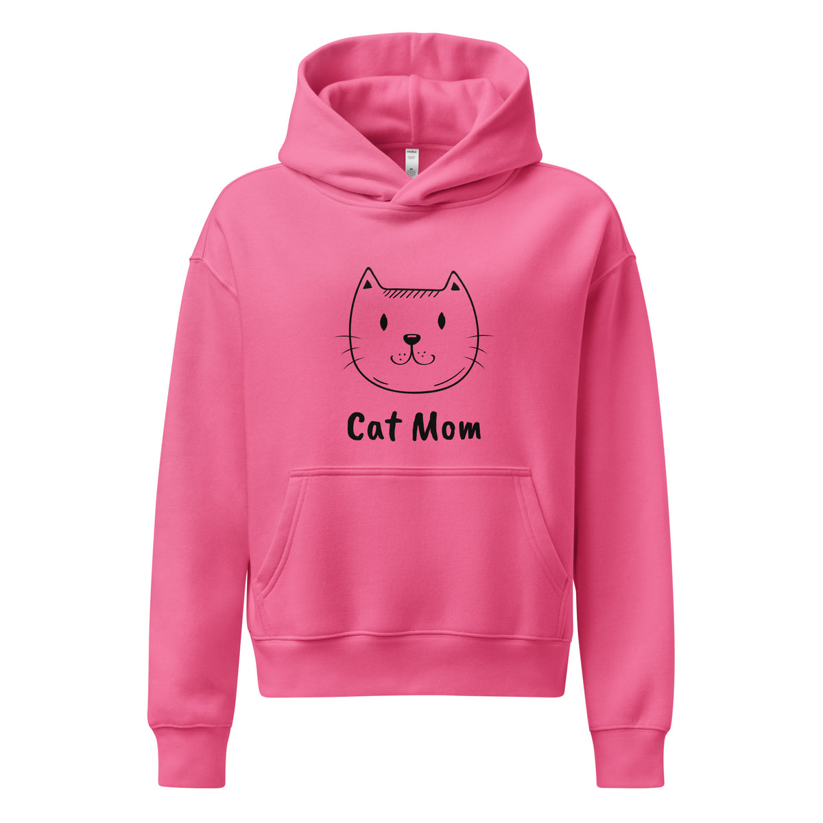 Women’s relaxed hoodie CAT MOM