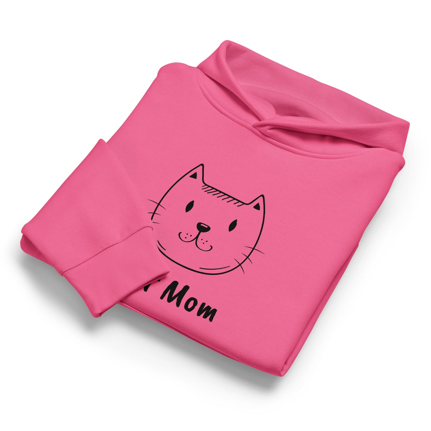 Women’s relaxed hoodie CAT MOM