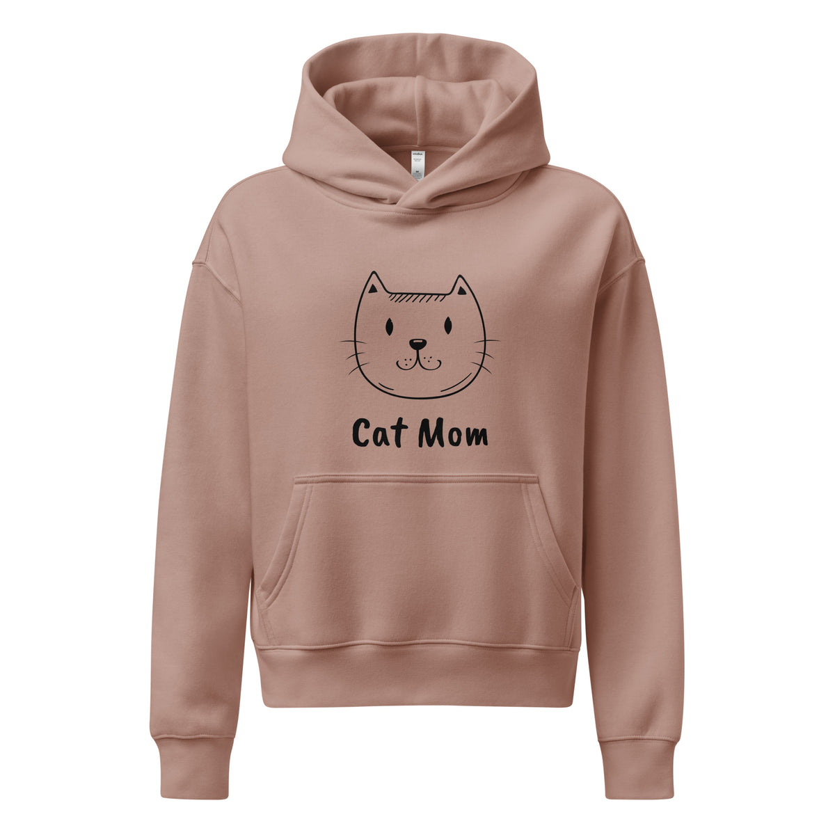 Women’s relaxed hoodie CAT MOM
