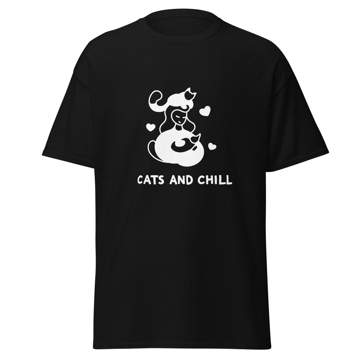 Unisex classic tee CATS AND CHILL