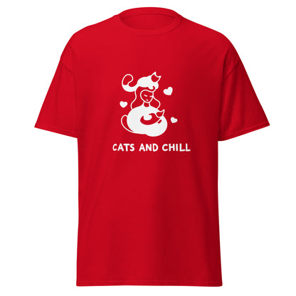 Unisex classic tee CATS AND CHILL