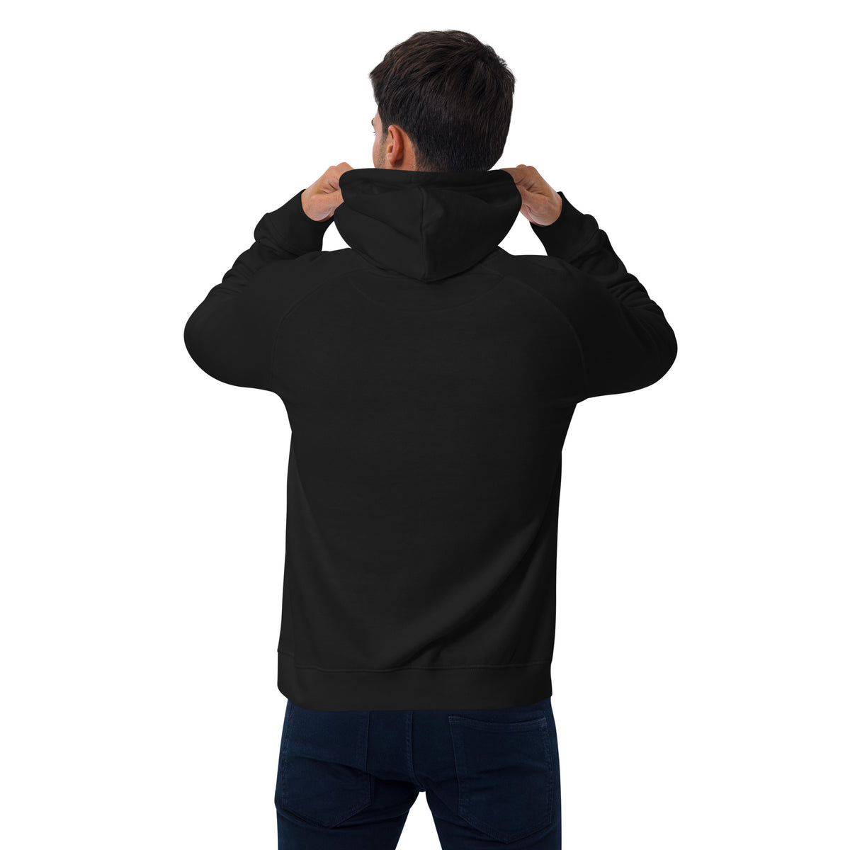 Unisex eco raglan hoodie PROUD DOG DAD