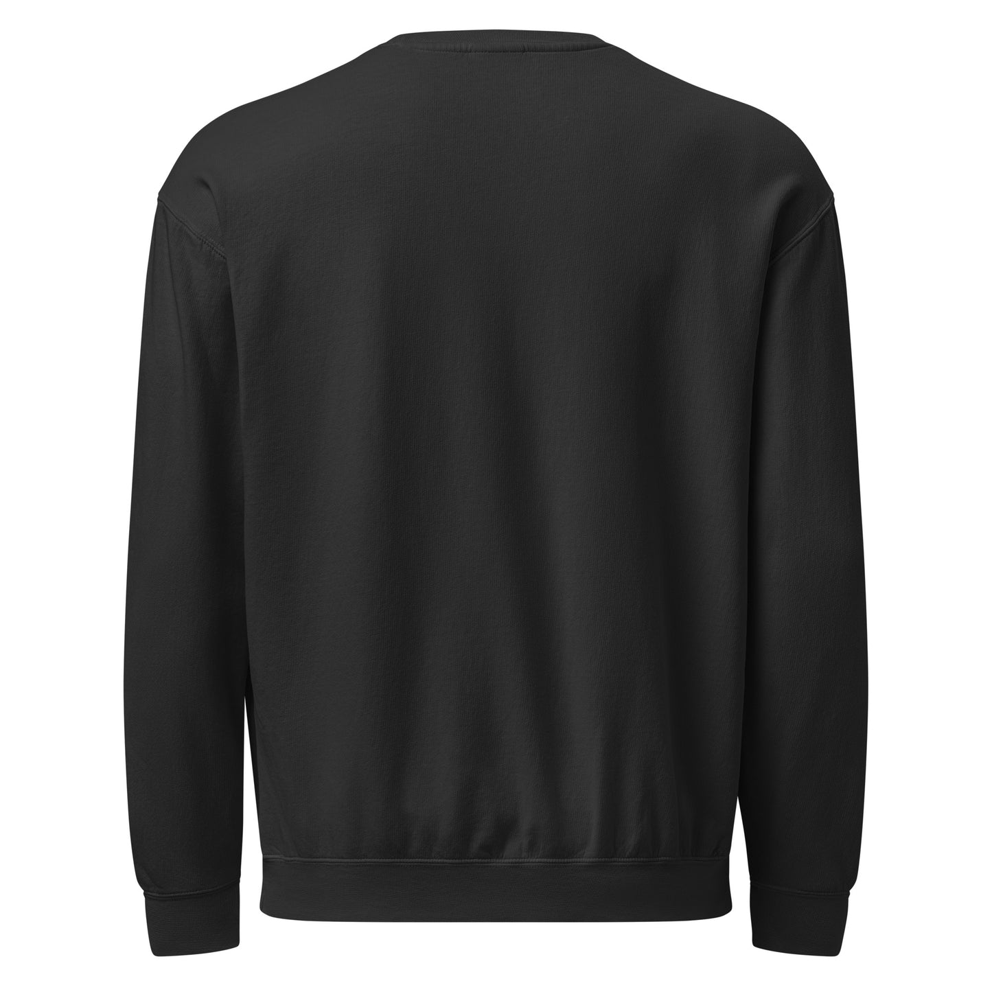Unisex garment-dyed fleece crewneck sweatshirt NIGHT. WINTER. CAT