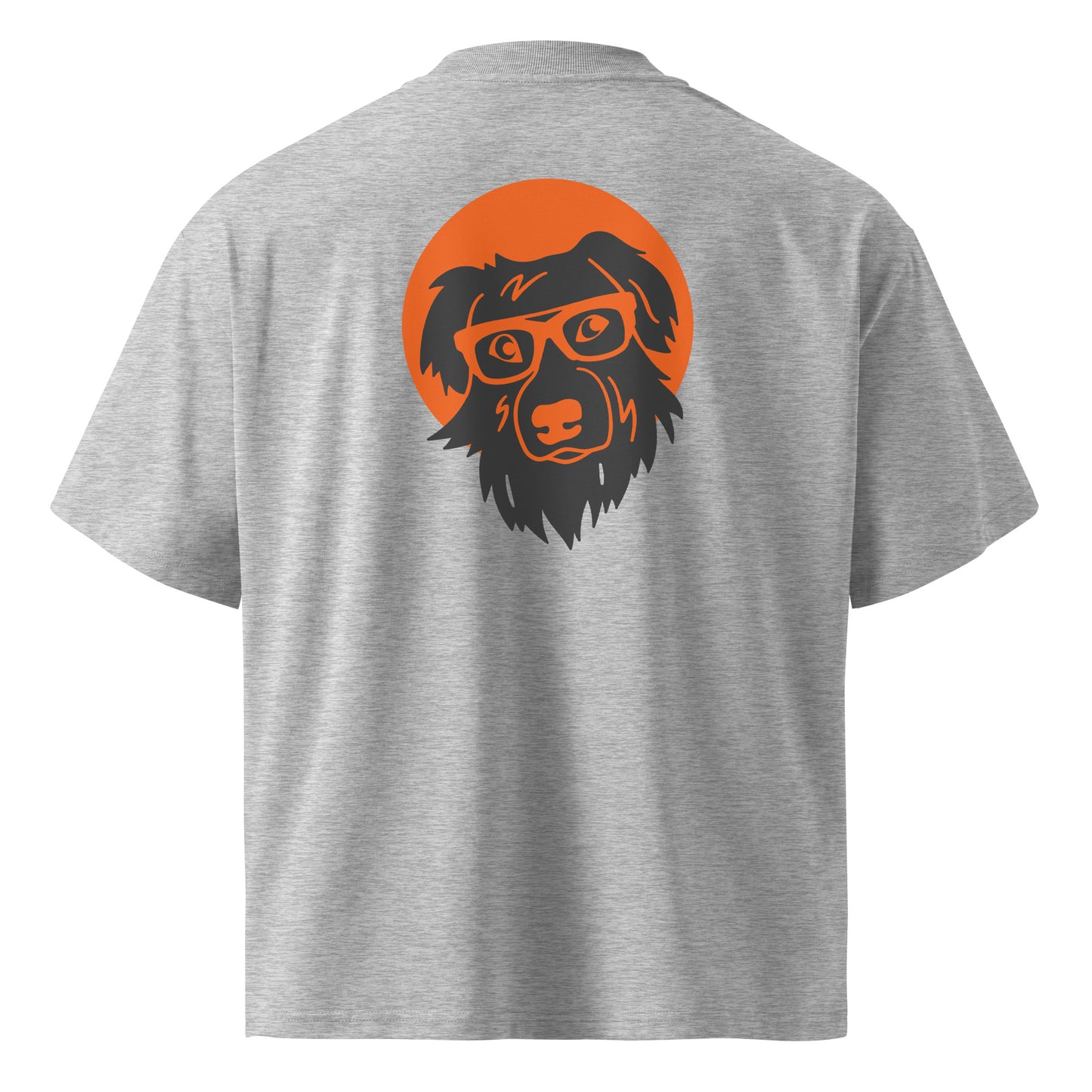Unisex organic oversized high neck t-shirt BOOP THE SNOOT