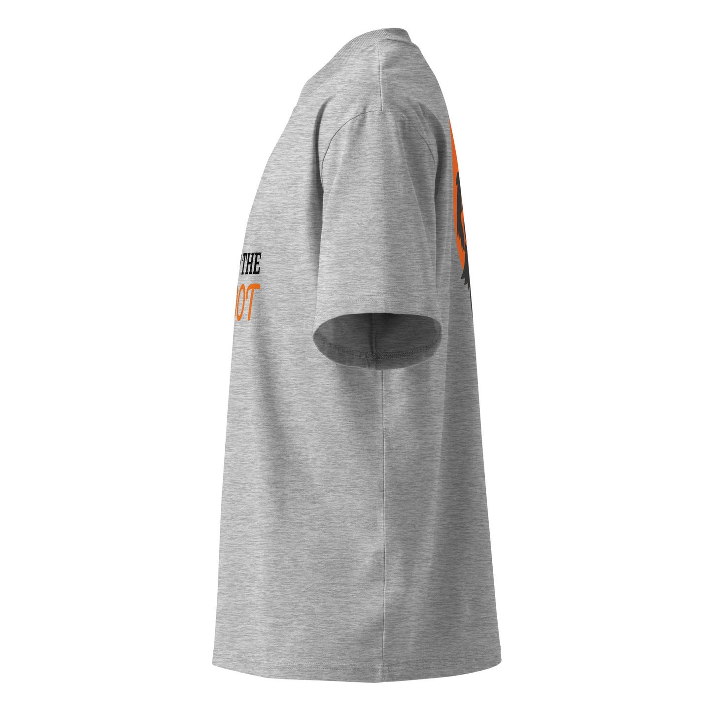 Unisex organic oversized high neck t-shirt BOOP THE SNOOT
