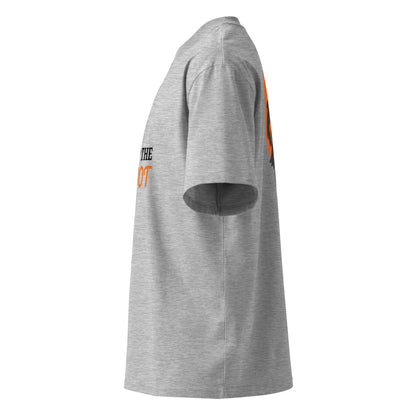 Unisex organic oversized high neck t-shirt BOOP THE SNOOT