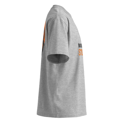 Unisex organic oversized high neck t-shirt BOOP THE SNOOT