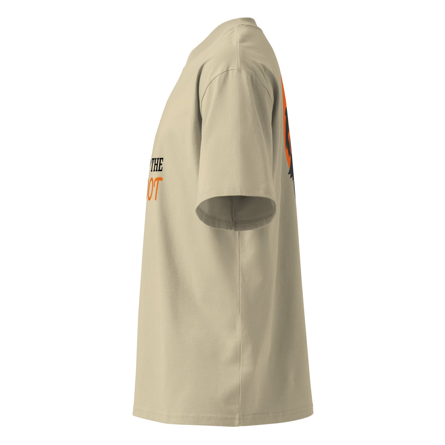 Unisex organic oversized high neck t-shirt BOOP THE SNOOT
