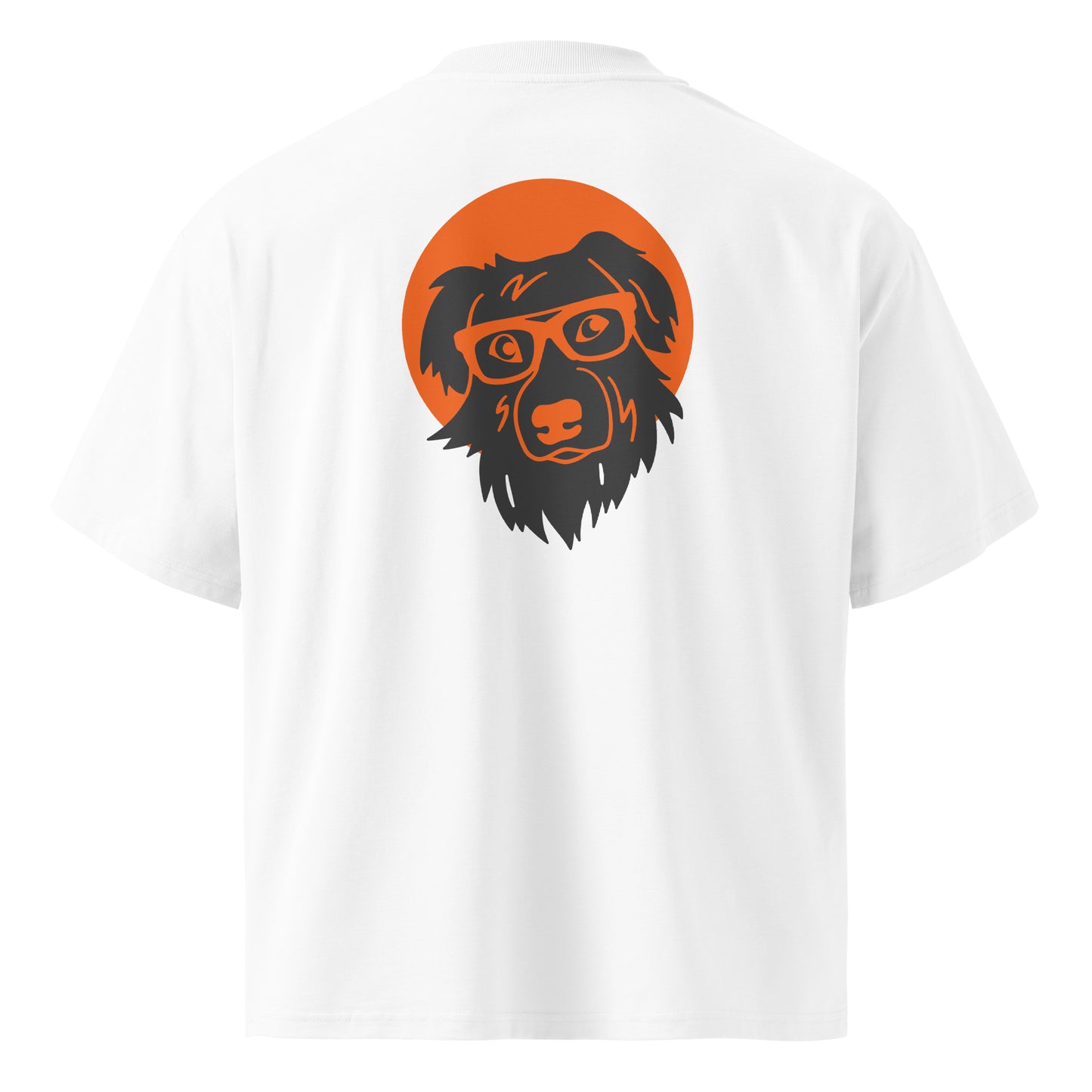 Unisex organic oversized high neck t-shirt BOOP THE SNOOT
