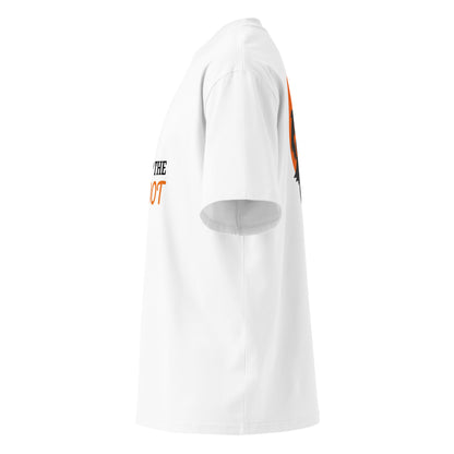 Unisex organic oversized high neck t-shirt BOOP THE SNOOT