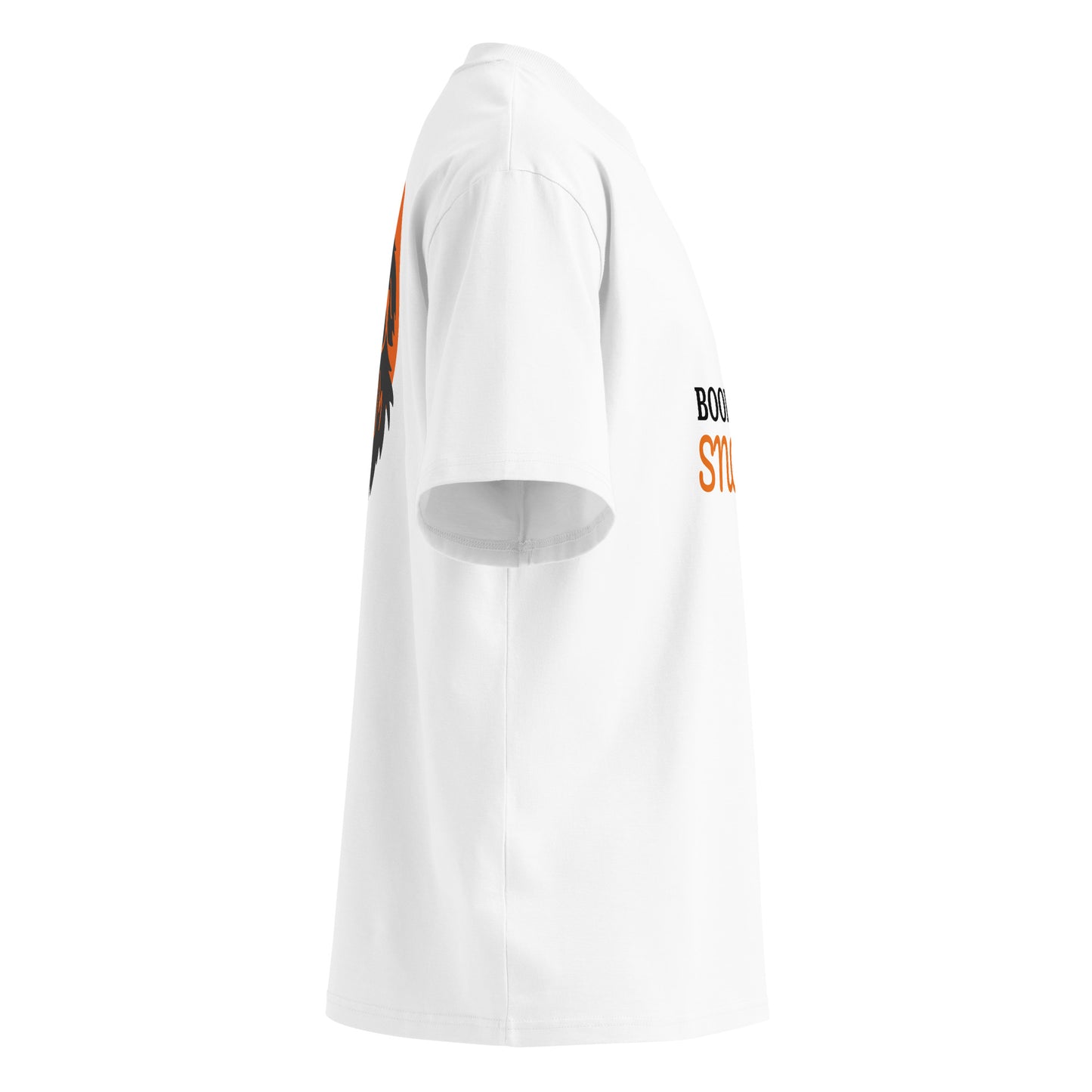 Unisex organic oversized high neck t-shirt BOOP THE SNOOT